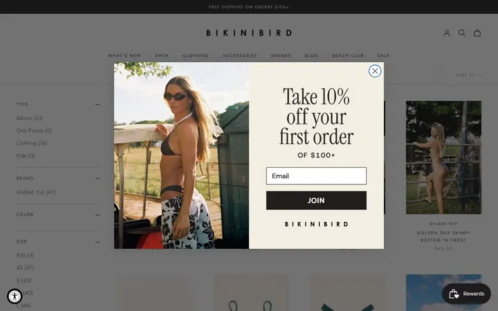 Website page titled The Daydream Collection: Endless Summer