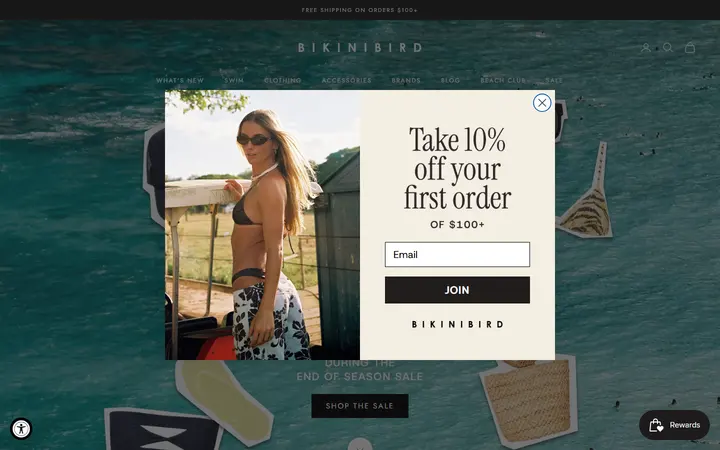 Website preview for bikinibird Ko Olina