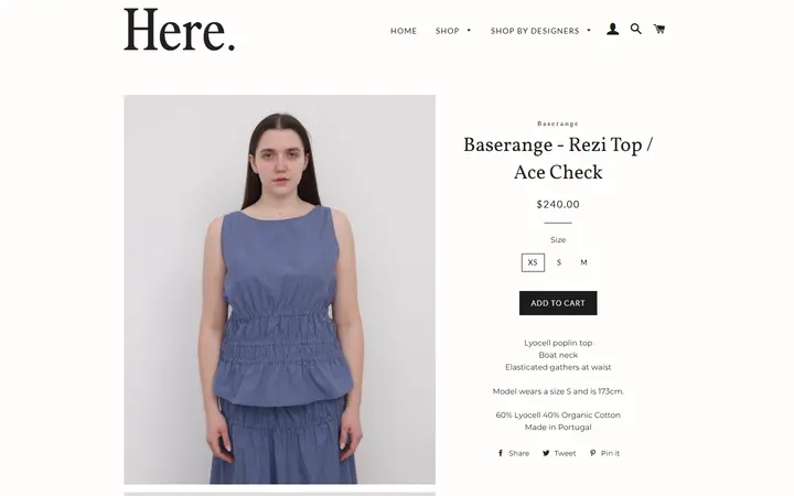 Website page titled Baserange - Rezi Top / Ace Check – Here.