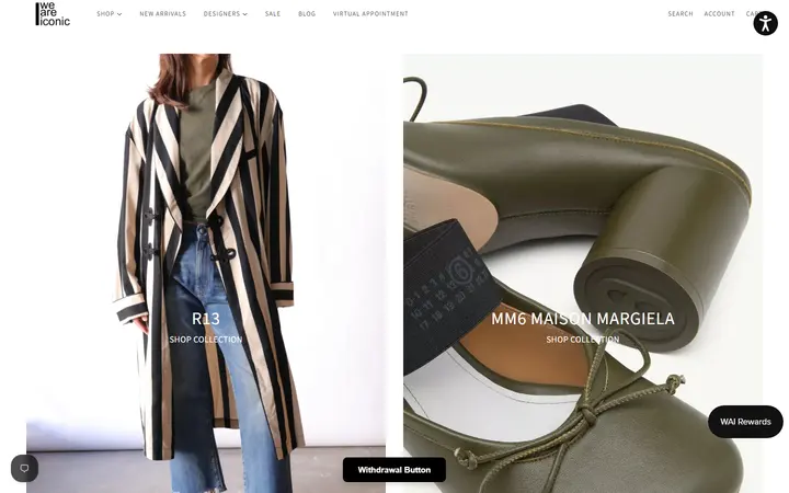 Preview of WE ARE ICONIC website