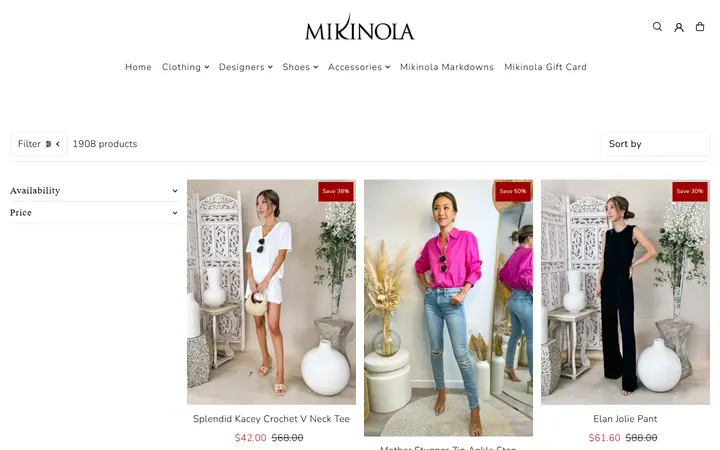 Website page titled Last Chance – Mikinola