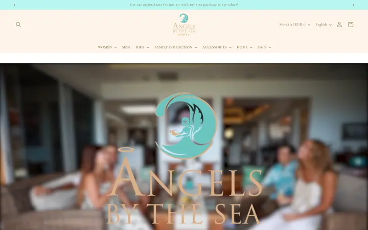 Preview of Angels by the Sea Hawaii website