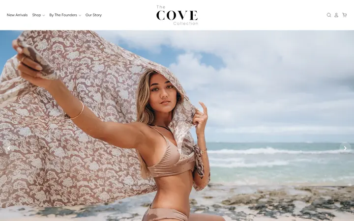 Preview of The Cove Collection Reef website