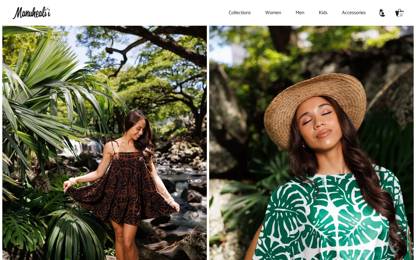 Viewport capture of Manuhealii Inc website
