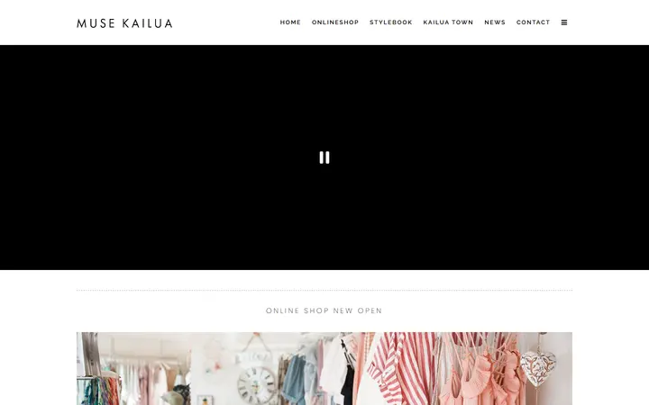 Preview of Muse Kailua website